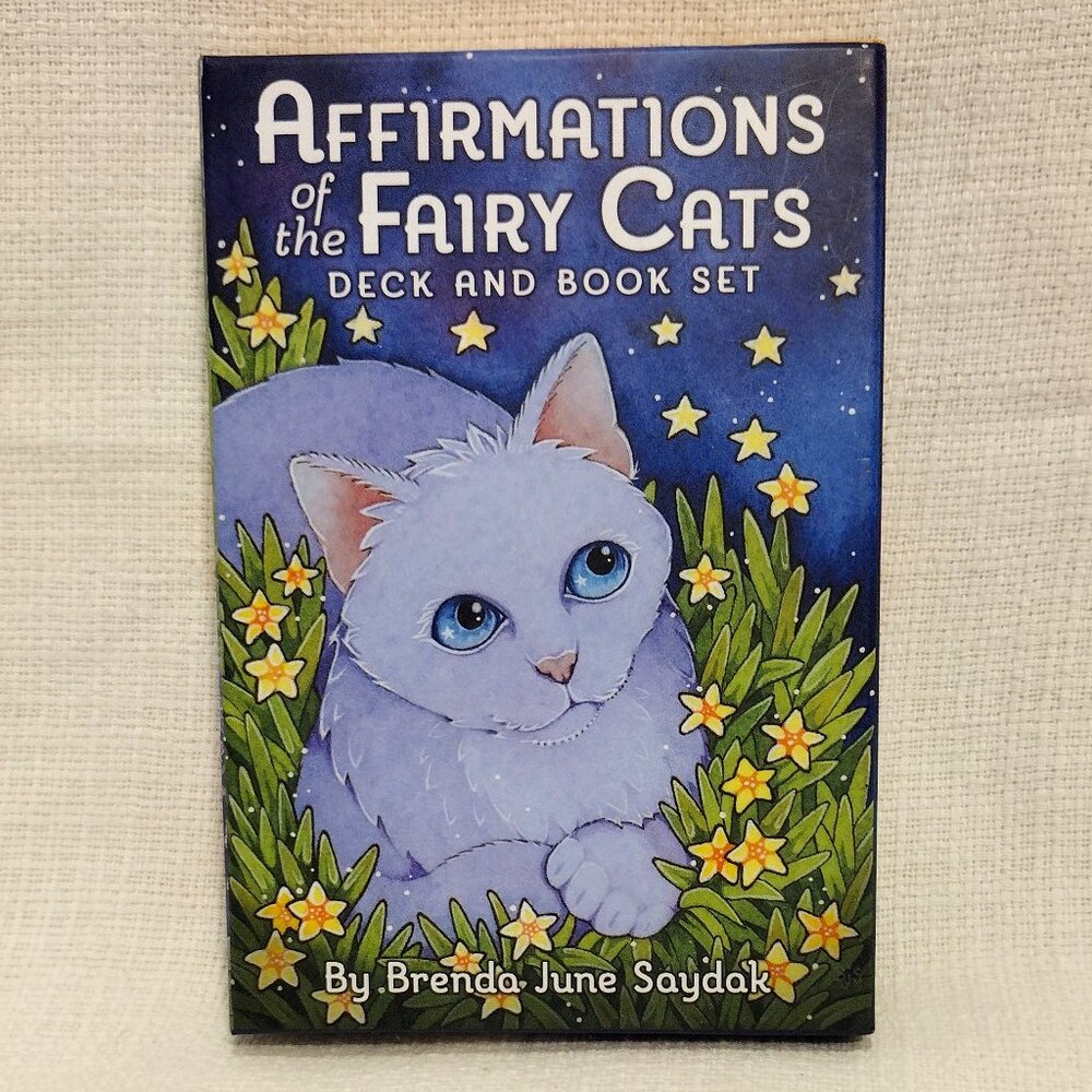 Affirmations of the Fairy Cats Deck and Book Set